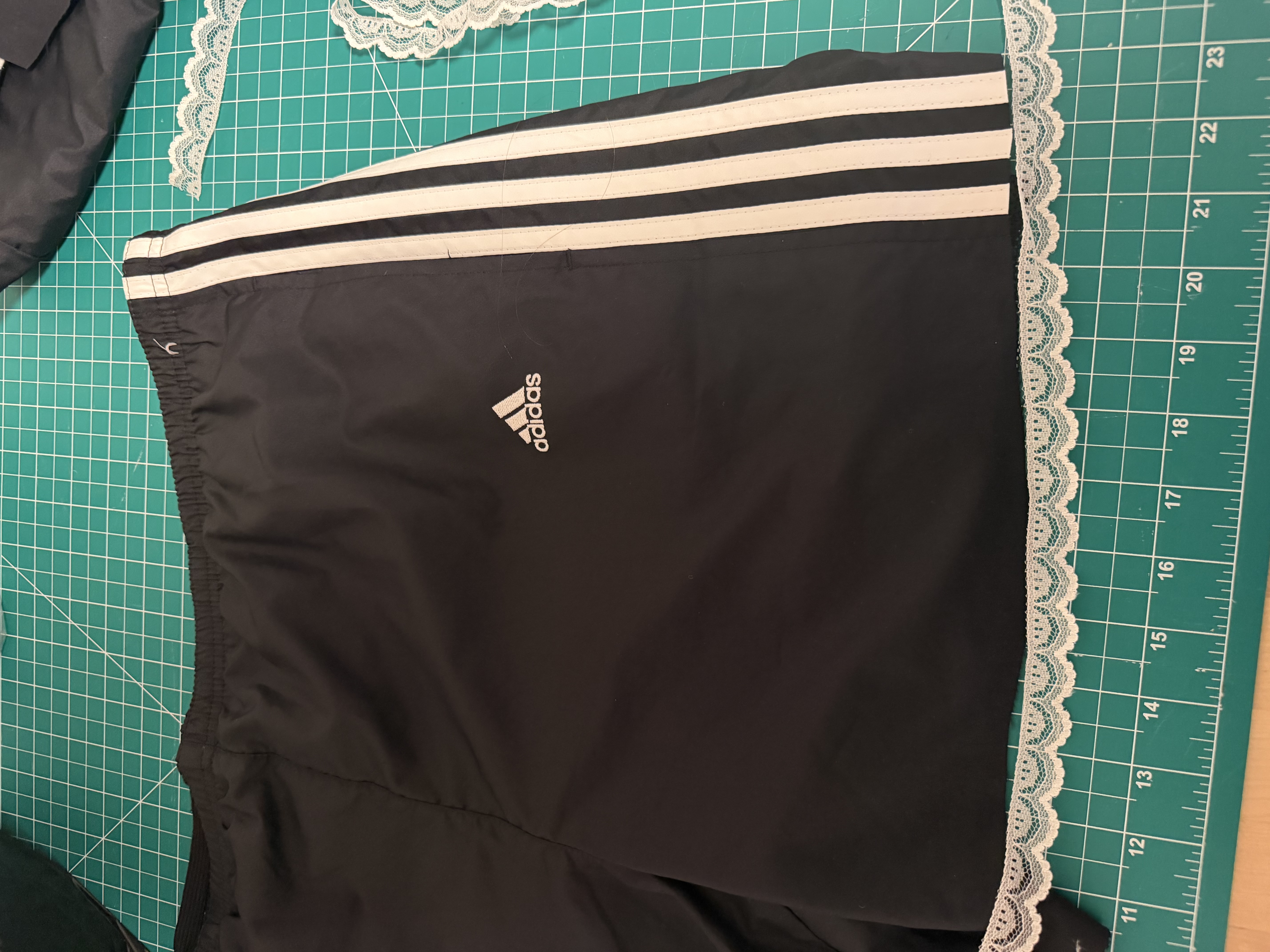 Instagram poll option 3 for lace trim — the winner